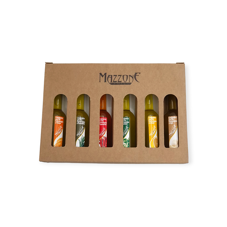 Olio Extra Vergine d'Oliva aromatizzato - Box 6 Fragranze 100ml