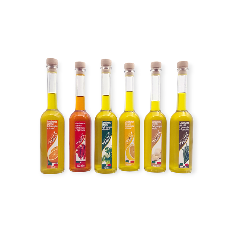 Olio Extra Vergine d'Oliva aromatizzato - Box 6 Fragranze 100ml